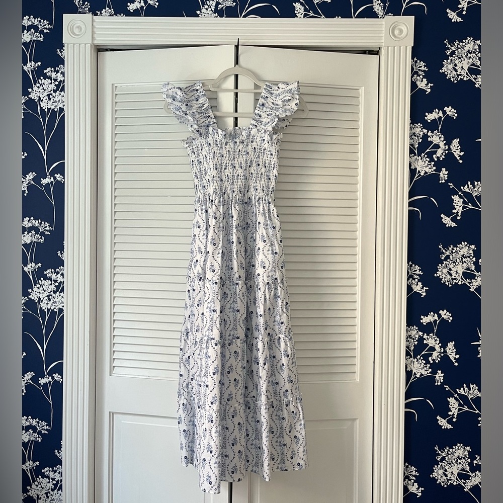 Hill House Home Blue Vine Stripe Ellie Nap Dress (NYC Store Exclusive)